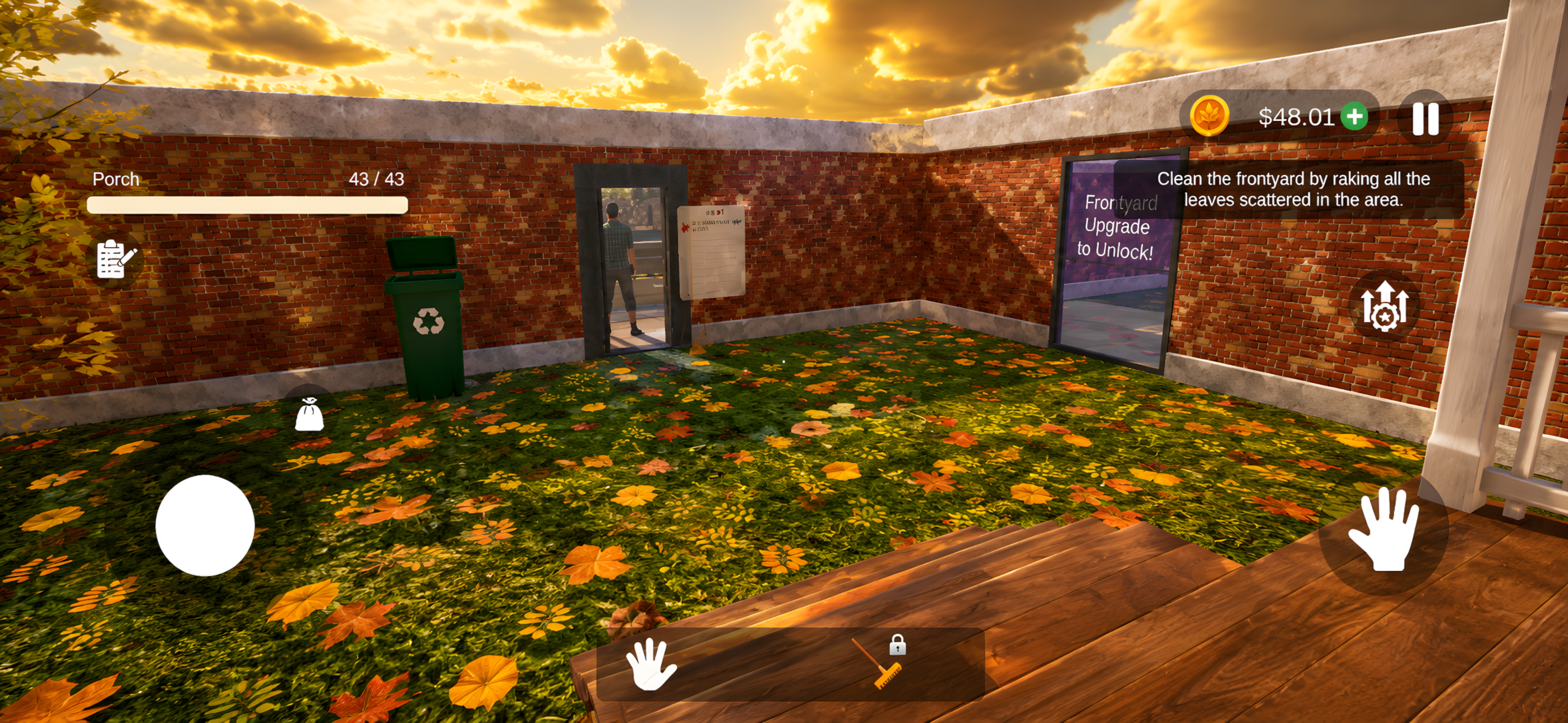 Garden Leaf Clean It Alone 3D screenshot 3