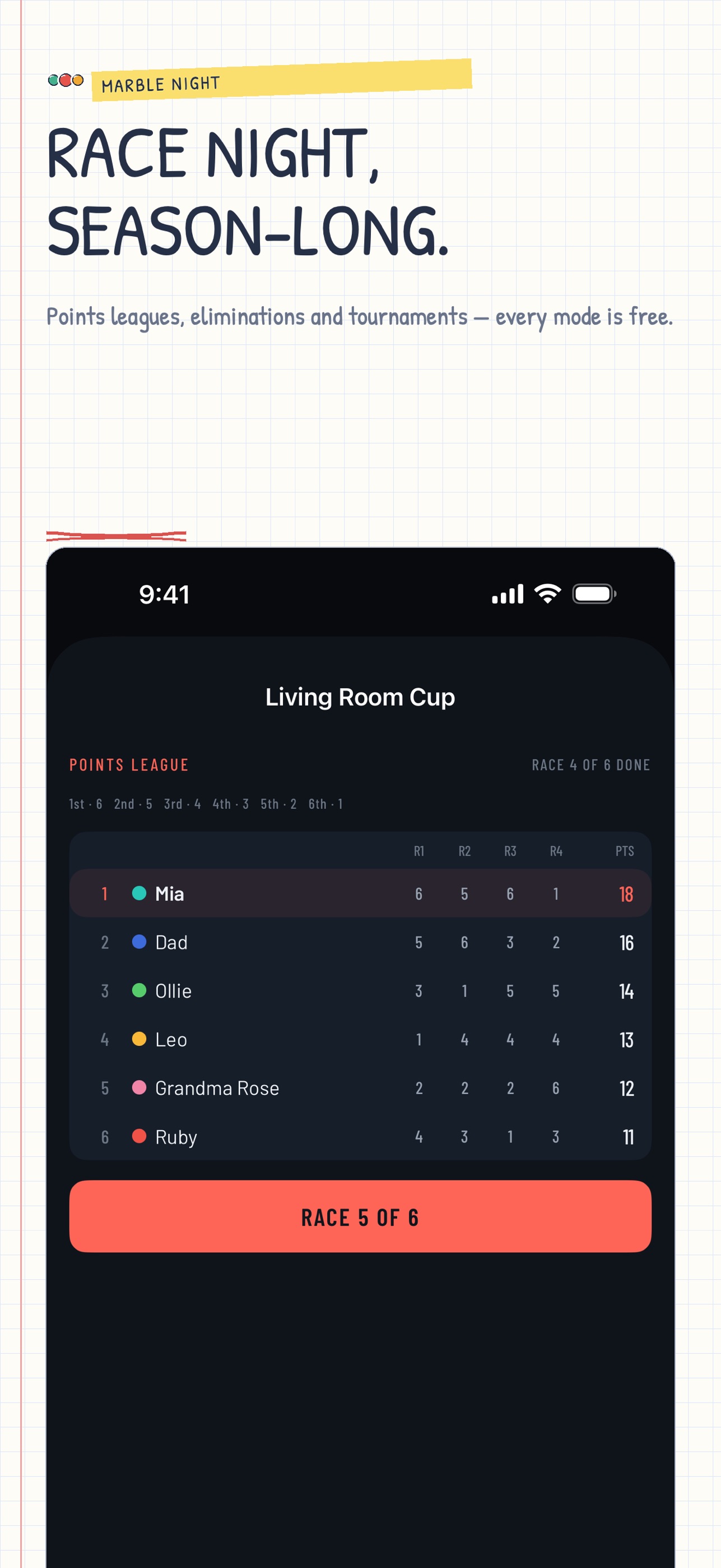 Screenshot 4 of Marble Night: Marble Race