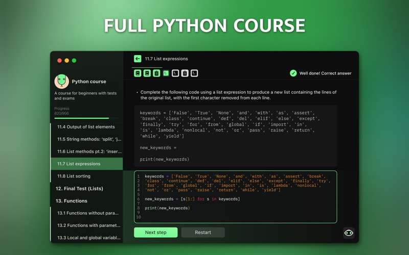 Learn Python: Coding School Screenshot 1 of 4