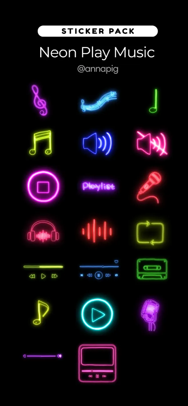 Screenshot #1 pour Neon Play Music
