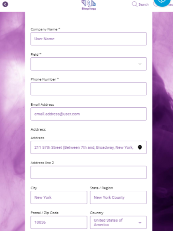 Blogology app screenshot