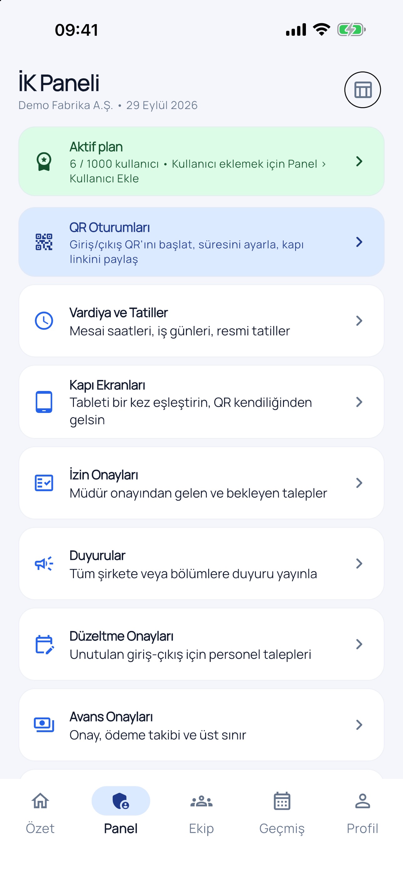 Screenshot 2 of Personel Takip İK Mobil
