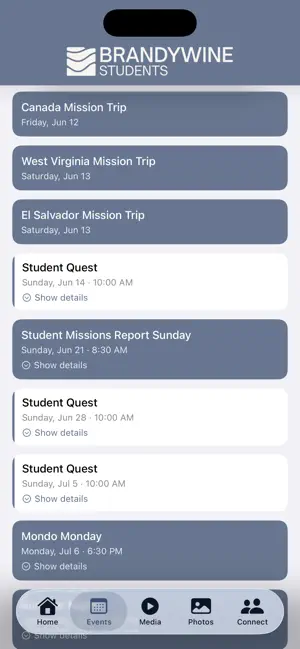 Brandywine Students App screenshot 2