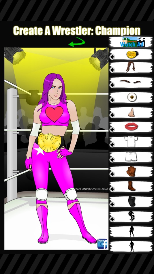#3. Create A Wrestler: Champion (iOS) 由: Salvador Nunez