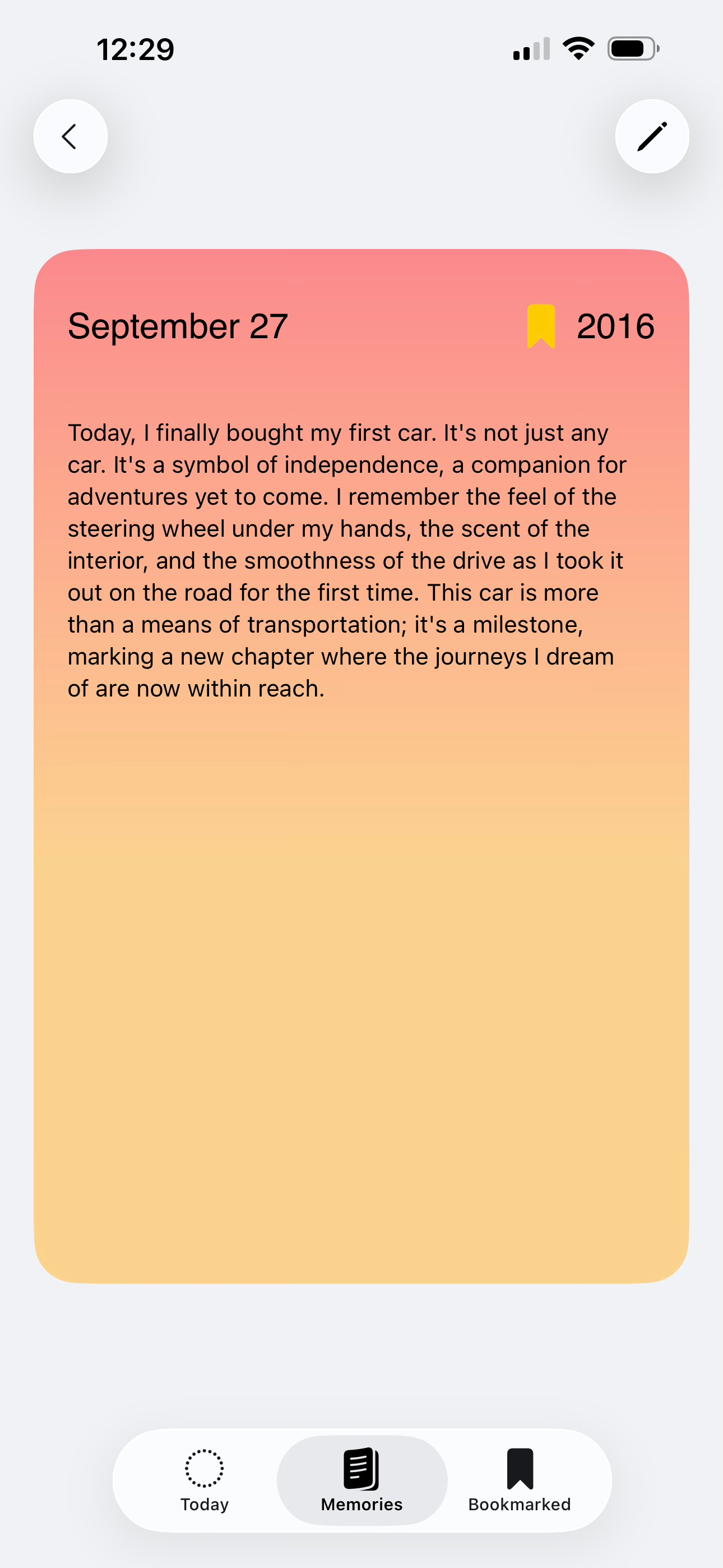 Today - Memory Notebook screenshot 4