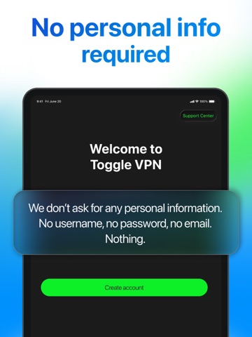 Toggle VPN for Movies & Sport iPad screenshot 4