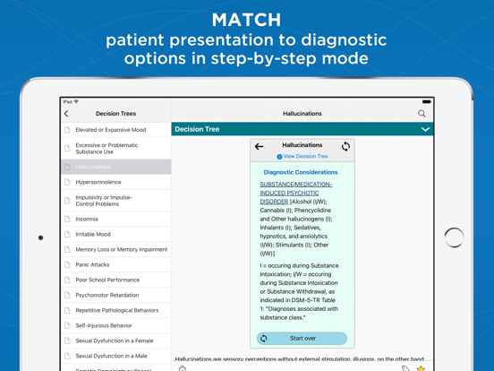 DSM-5-TR® Diagnosis Handbook iPad app afbeelding 7