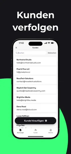 Screenshot von Invocraft: Rechnung Erstellen auf dem iPhone 4