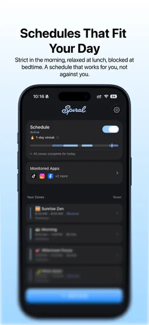 Spiral: Screen Time App screenshot 2