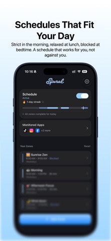 Spiral: Screen Time App Screenshot 2 of 6
