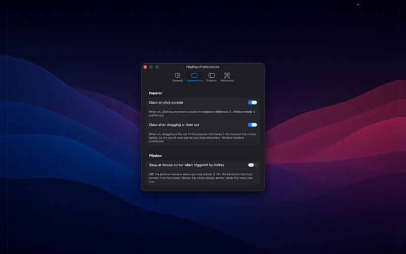 FilePop — Menubar File Browser Screenshot 4
