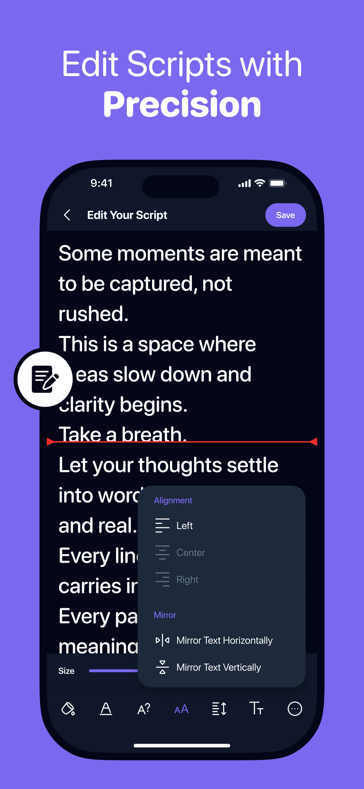 Teleprompter App - PromptFlow