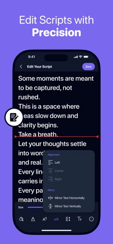 Teleprompter App - PromptFlow Screenshot 4 of 5
