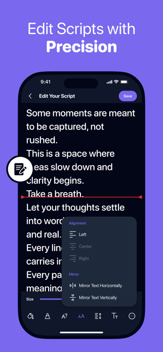 Teleprompter App - PromptFlow Screenshot 4 of 5