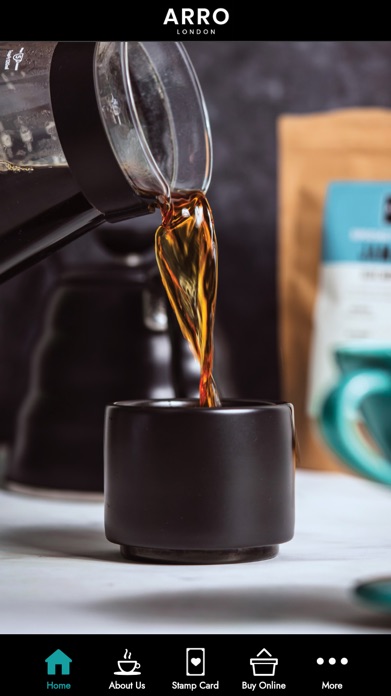 Screenshot of ARRO Coffee