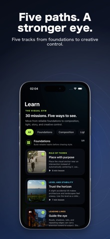 FrameHabit: Photo Coach iPhone screenshot