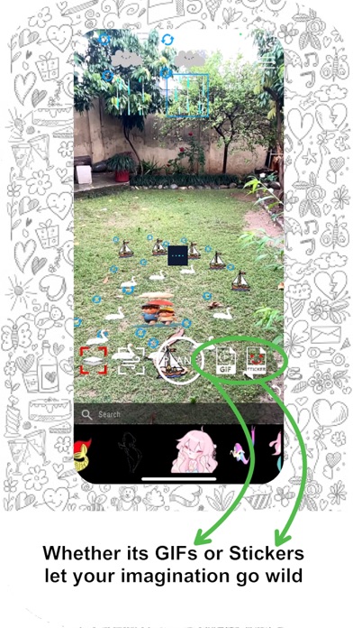 Stickar: AR Stickers & GIFs iPhone screenshot 4 - Photo & Video app