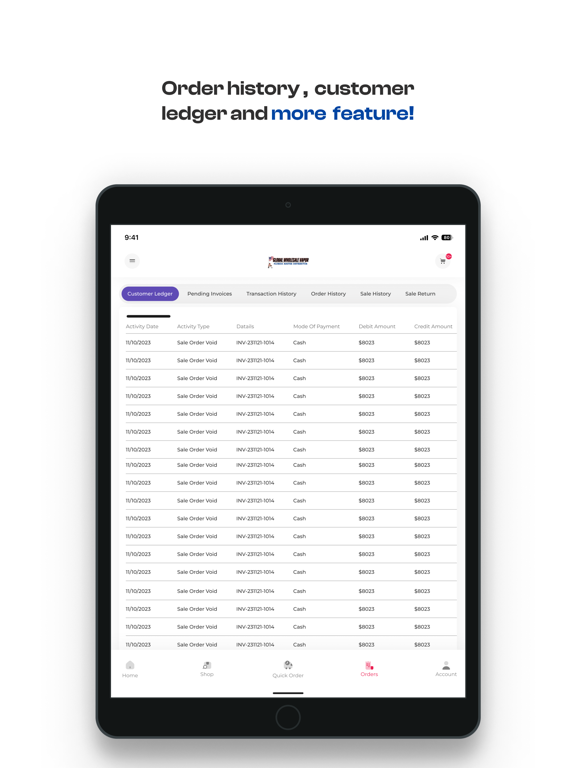 Global Wholesale B2B iPad screenshot 3 - Business app