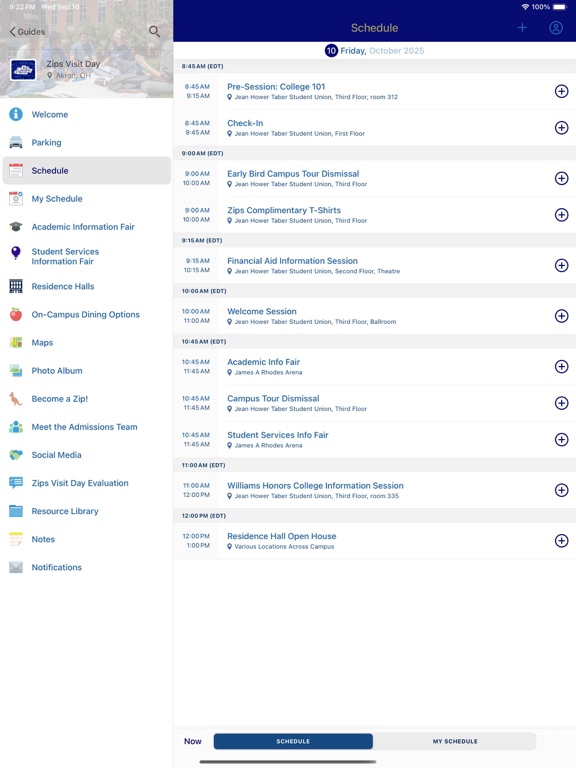 UAkron Admissions iPad screenshot 3 - Business app