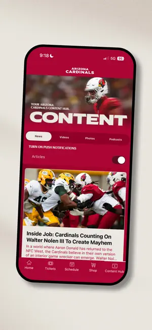 Arizona Cardinals Mobile screenshot 4
