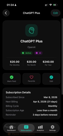 MySubHub Screenshot 4 of 6