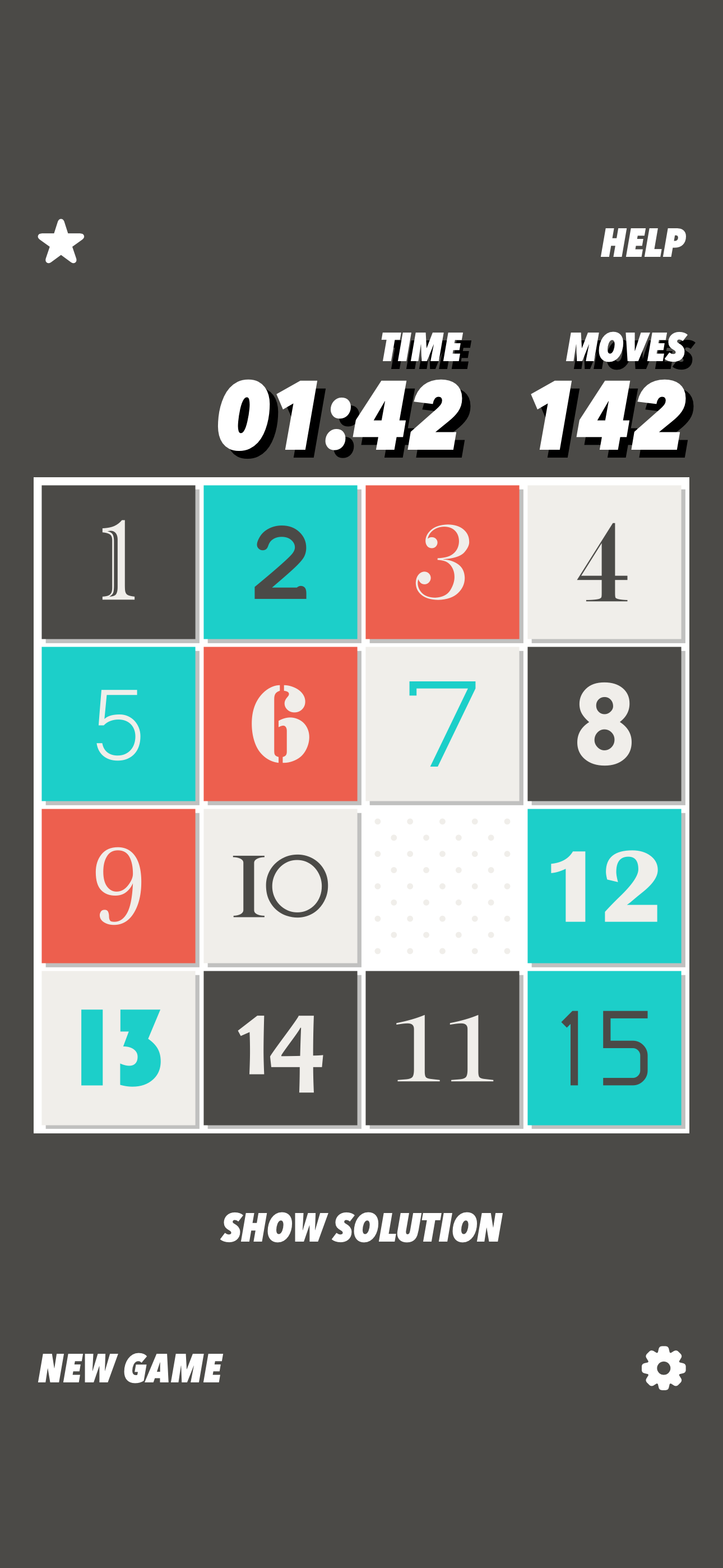 Classic 15 Puzzle: Puzzle Game