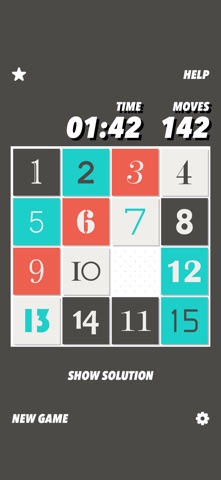 Classic 15 Puzzle: Puzzle Game iPhone screenshot