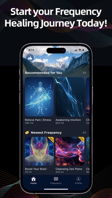 Frequency Healing Sounds Hertz Screenshot