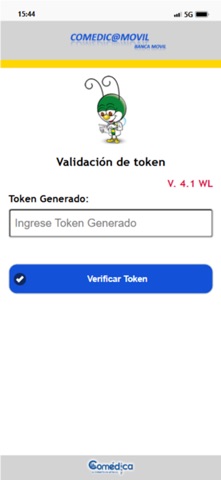 Comedica Movil App screenshot