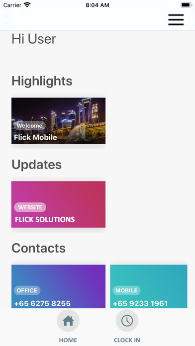 FlickMobile Screenshot