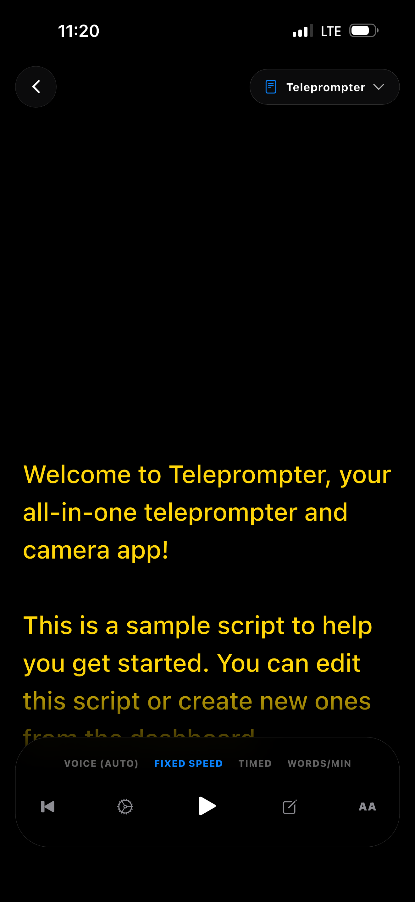 Teleprompter Pro: Record Video screenshot 3