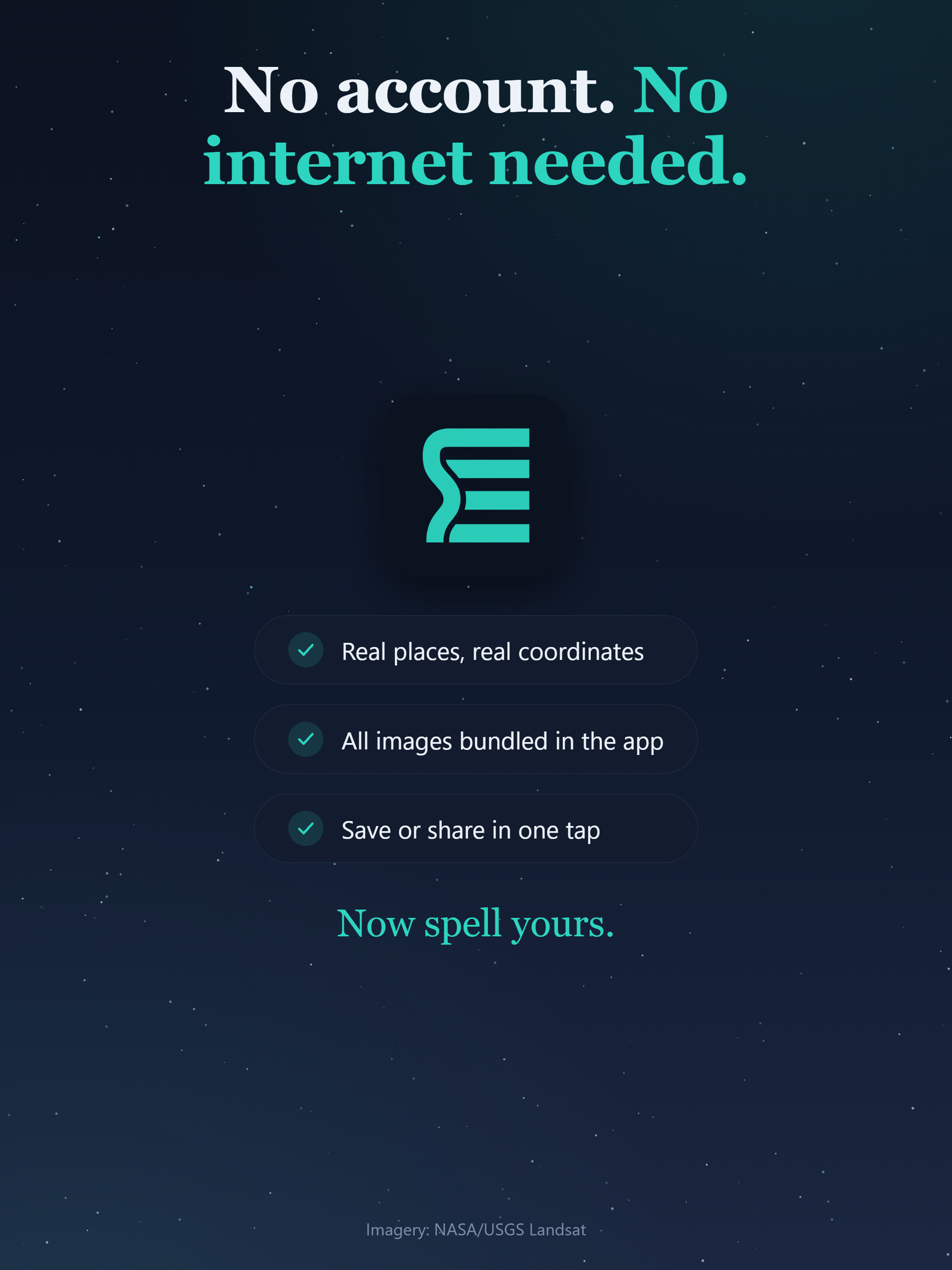 EarthSpell: Your Name on Earth screenshot 12
