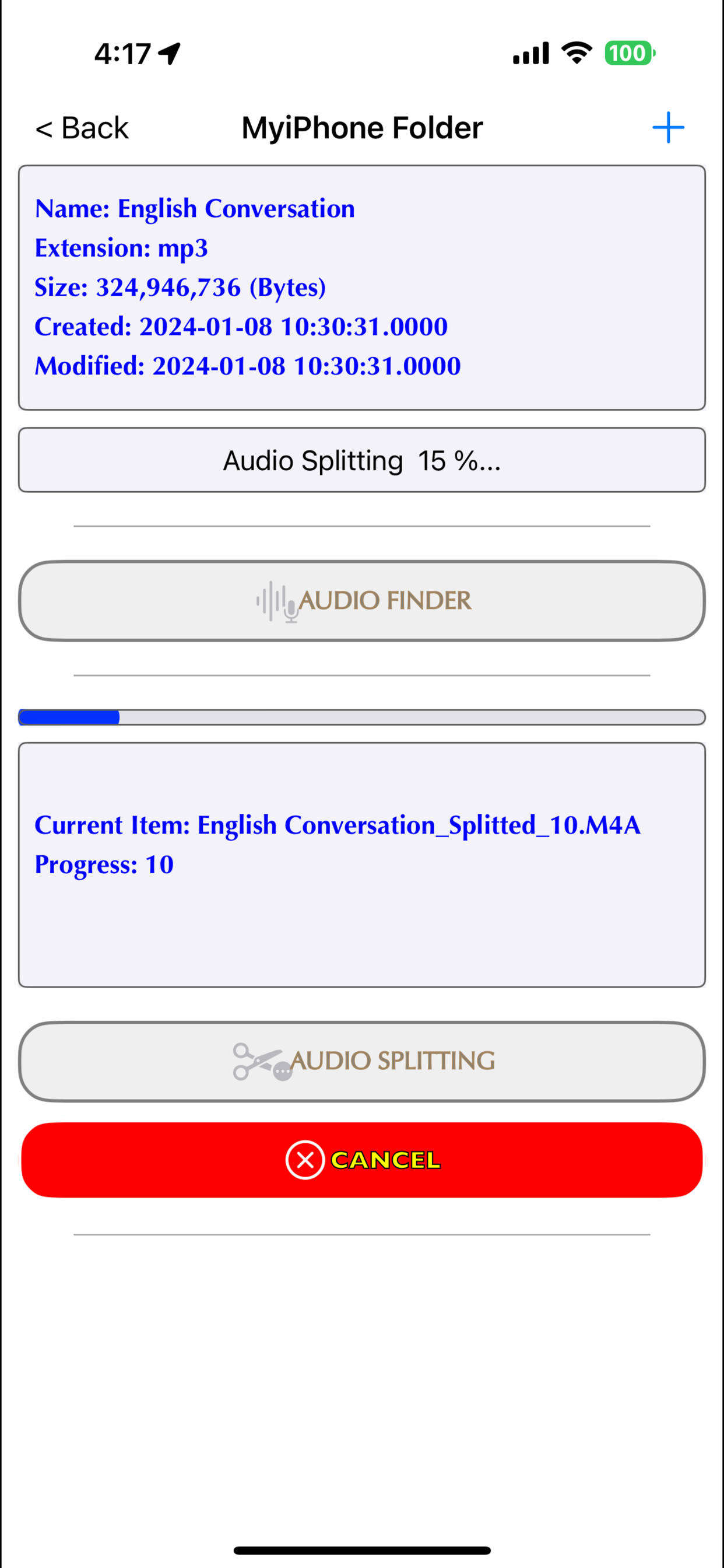 AudioFinder screenshot 8