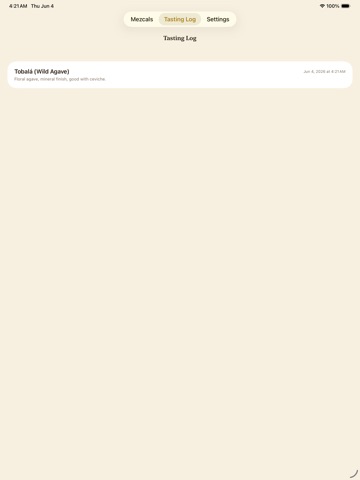 MezcalGuide iPad screenshot