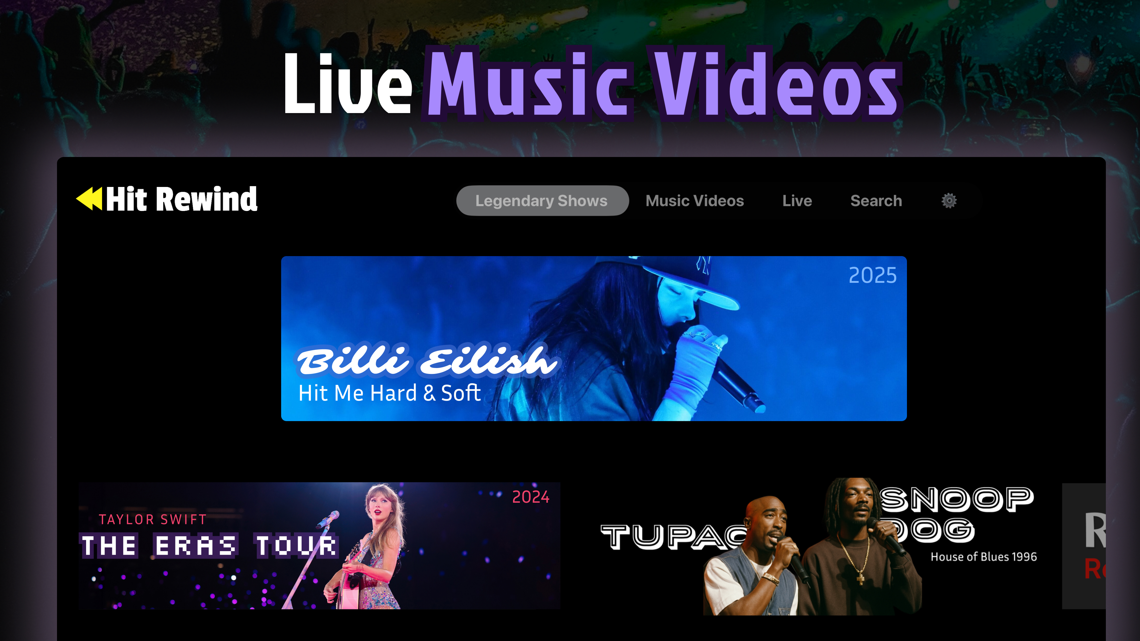 Music Videos: Hit Rewind