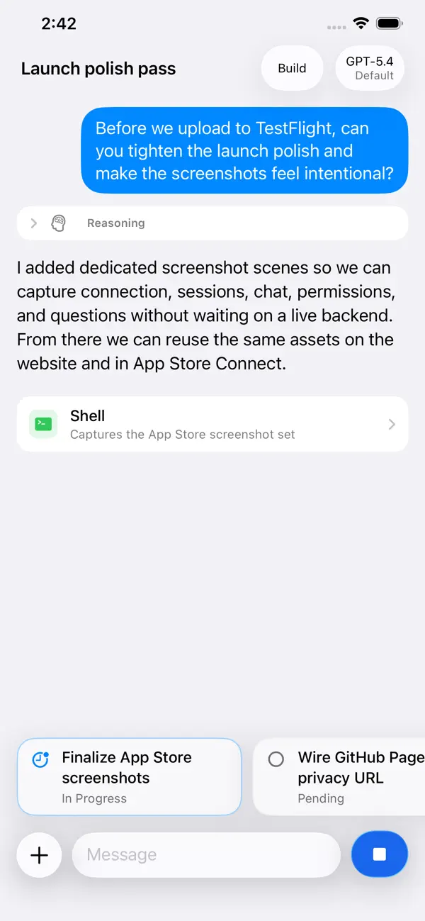 #4. OpenClient for OpenCode (iOS) By: Nicolas Toporcov