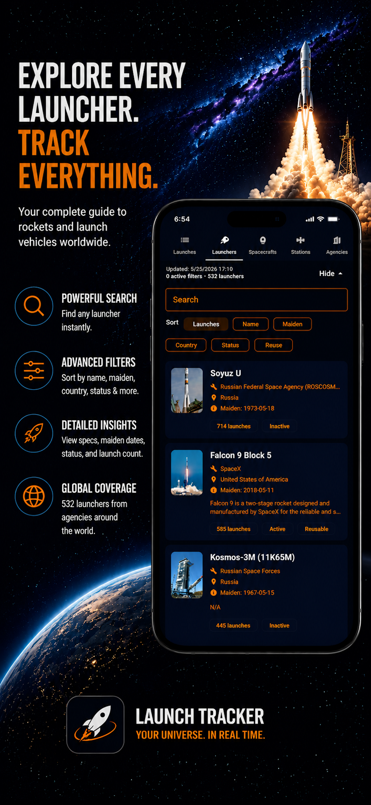 SpaceLaunch Tracker