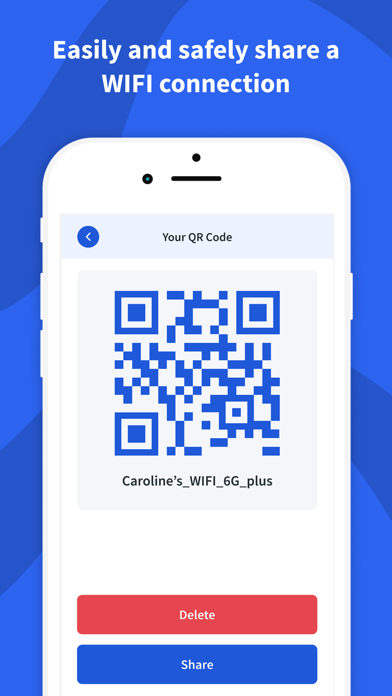 Wifi Share Manager - Wifi QR iPhone screenshot 4 - Utilities app