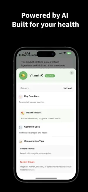 Ingredi AI: Healthy Food Scan screenshot 3