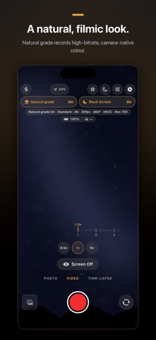 Blackout Camera screenshot