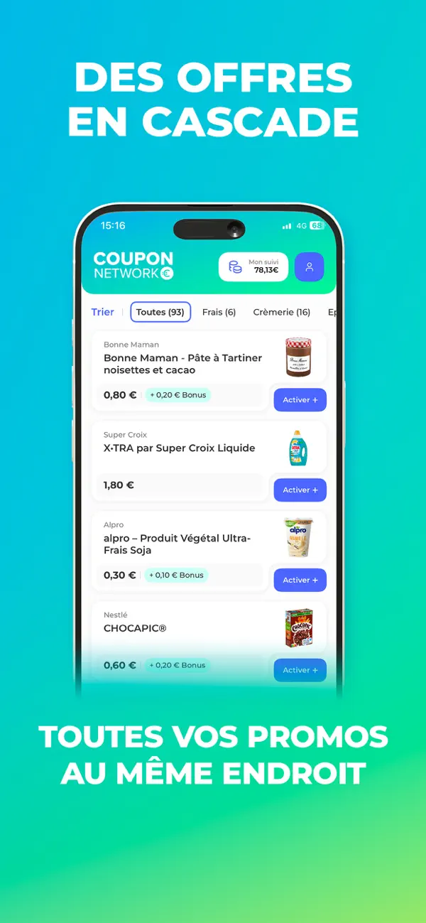 Screenshot #3 pour Coupon Network, promos courses