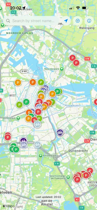 ParkingAmsterdam screenshot 1