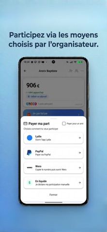 Unikado-Cagnotte Cadeau Commun iPhone screenshot