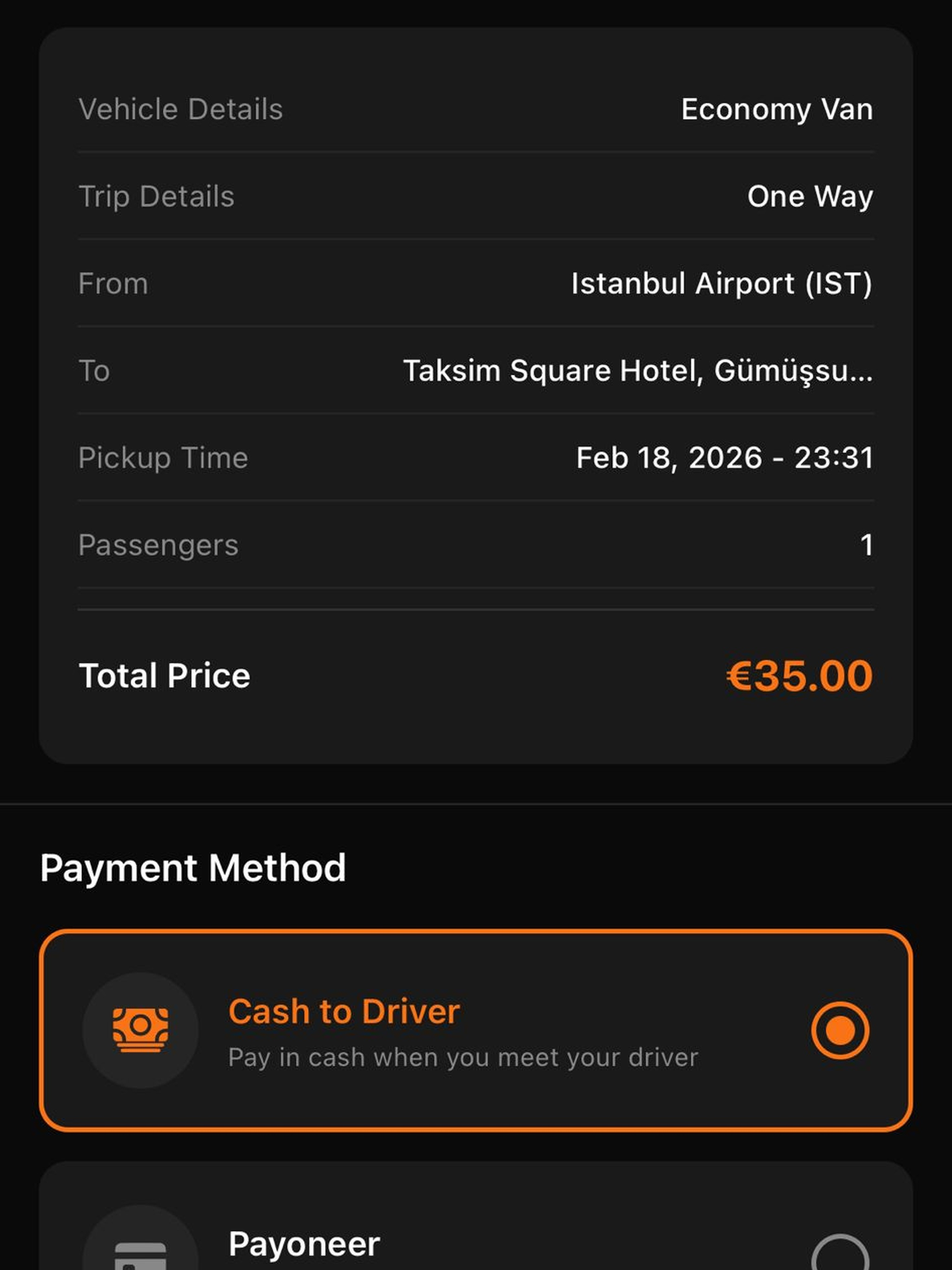 Vehiclize Transfer Services