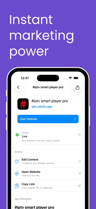 Siteify - Website Builder Screenshot 8 of 10