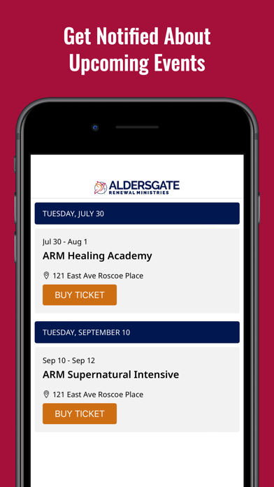 Aldersgate Renewal Ministries Screenshot