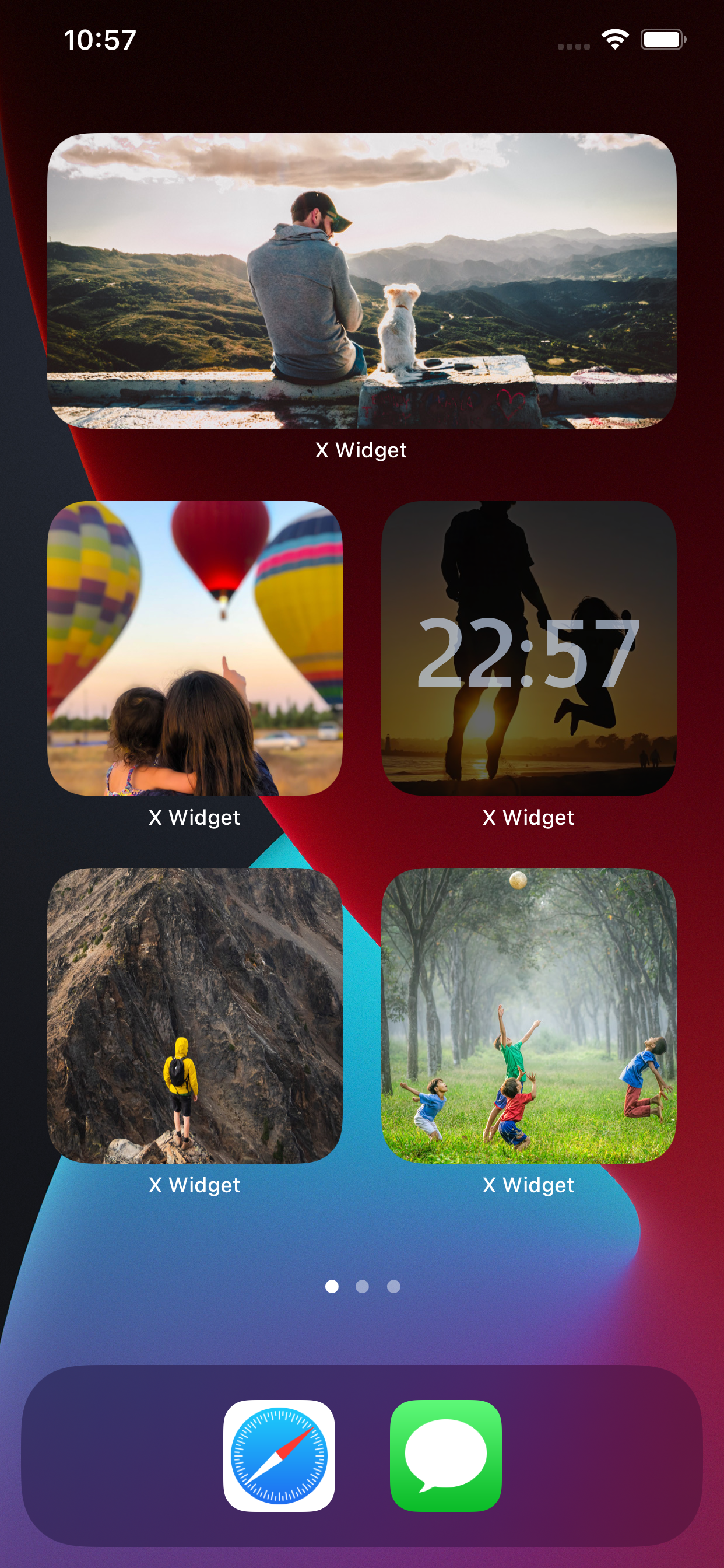 X Widget