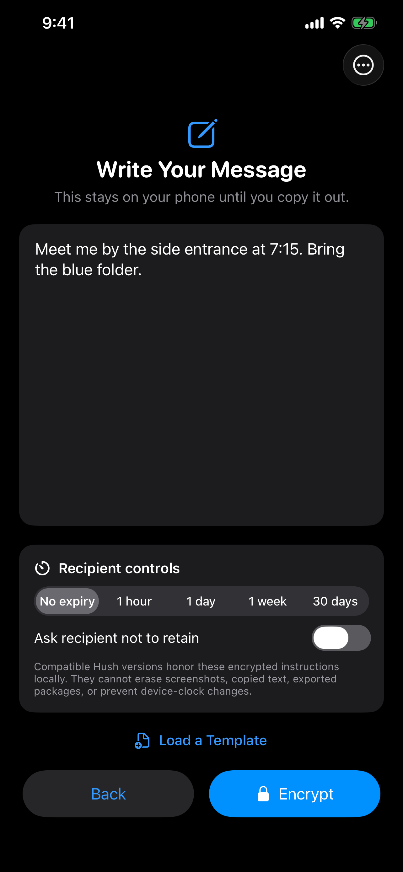 Hush Secret Text screenshot 3