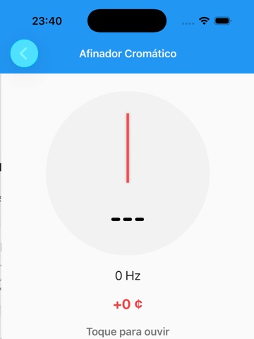 Metrônomo e Afinador CCB iPad screenshot