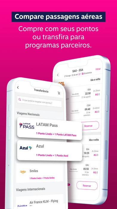 Livelo: juntar e trocar pontos Screenshot